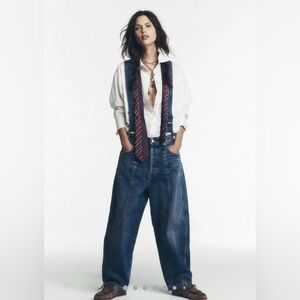 Free People Berkley Suspender Jeans We The Free Removable Adjustable Straps